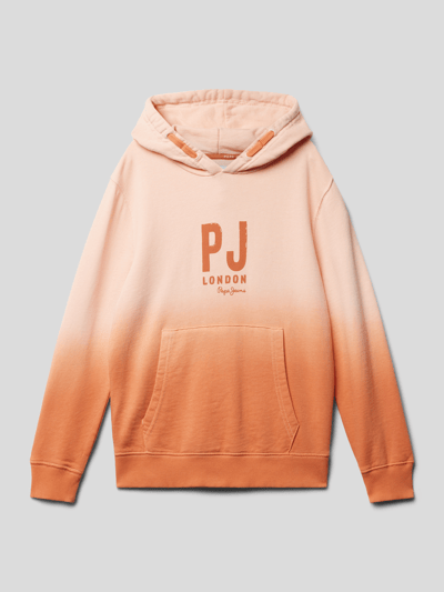 Pepe Jeans Hoodie mit Känguru-Tasche Modell 'TIPTY' Orange 1