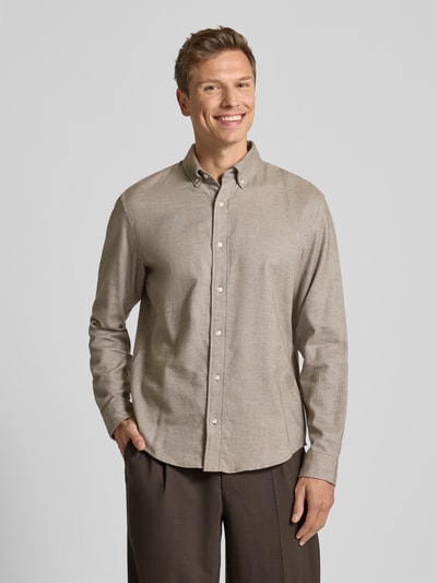 MCNEAL Vrijetijdsoverhemd met knoopsluiting Zand - 4