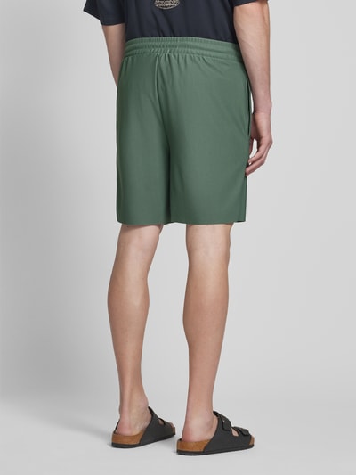 Only & Sons Regular Fit Shorts mit Strukturmuster Modell 'DRUM LIFE' Petrol 5