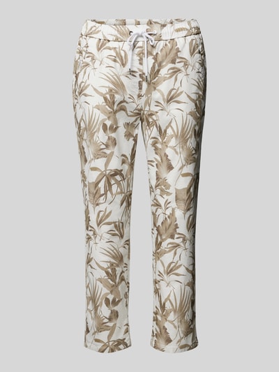 TONI Slim fit stoffen broek in verkorte pasvorm, model 'SUE' Beige - 2