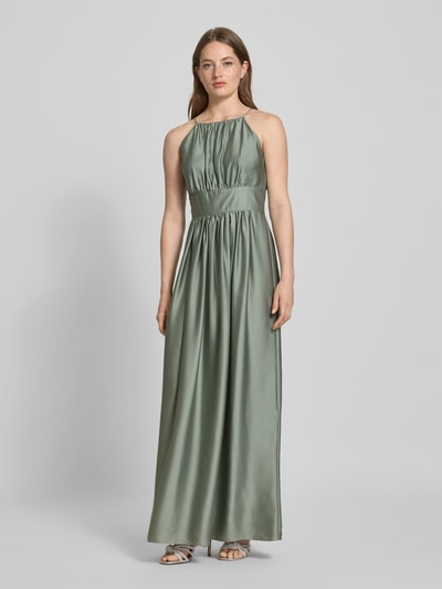 Swing Abendkleid mit gelegten Falten Lind 4