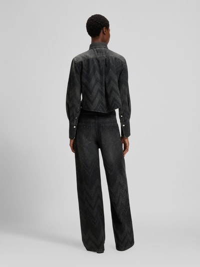 BOSS Orange Regular Fit Jeansbluse aus reiner Baumwolle Modell 'SHIRT LS 1.0' Black 5