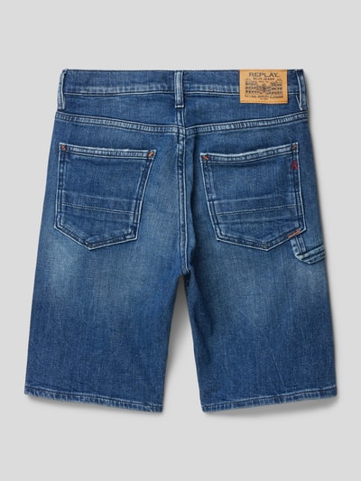 Replay Jeansshorts in 5-pocketmodel Blauw - 3