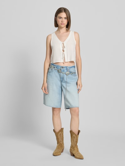 Only Relaxed fit blousetop van pure viscose, model 'NOVA LIFE' Offwhite - 1