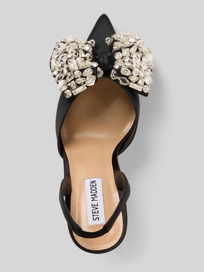 Steve Madden Pumps mit Ziersteinbesatz und Pfennigabsatz Black 3