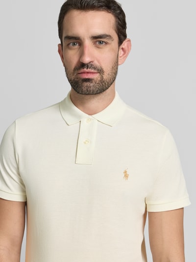 Polo Ralph Lauren Poloshirt mit Label-Stitching Beige 3