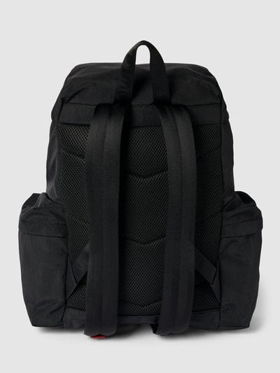 HUGO Rucksack mit Label-Details Modell 'Luka' Black 4