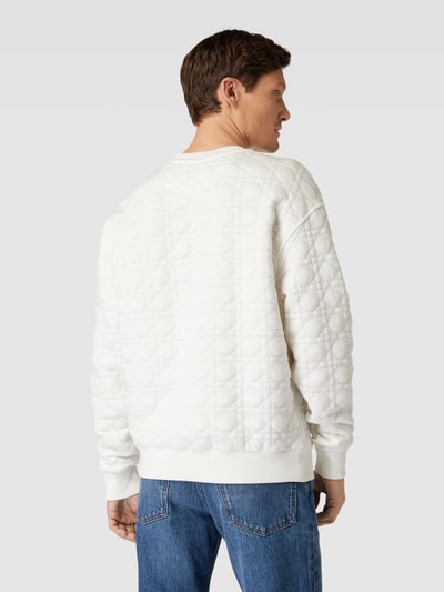 MCNEAL Sweatshirt met doorgestikte naden Offwhite - 5