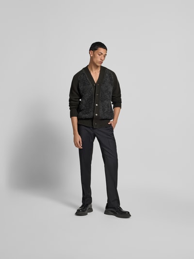 Closed Strickjacke mit Knopfleiste Hellgrau Melange 1