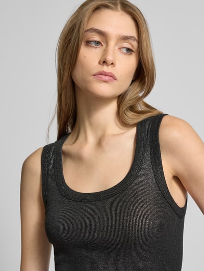 Pepe Jeans Tanktop in Ripp-Optik Modell 'LACEY' Black 3