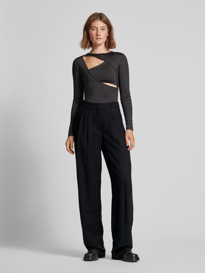 LeGer by Lena Gercke Wide Leg Stoffhose mit Bundfalten Modell 'Draco' Black 1