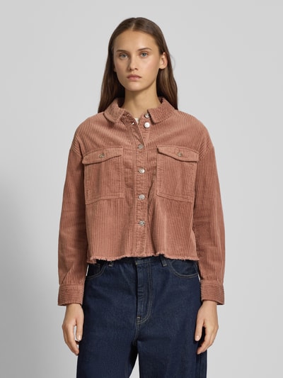 Only Regular Fit Cordjacke aus reiner Baumwolle Modell 'MARINA-ENY LIFE' Mauve 4