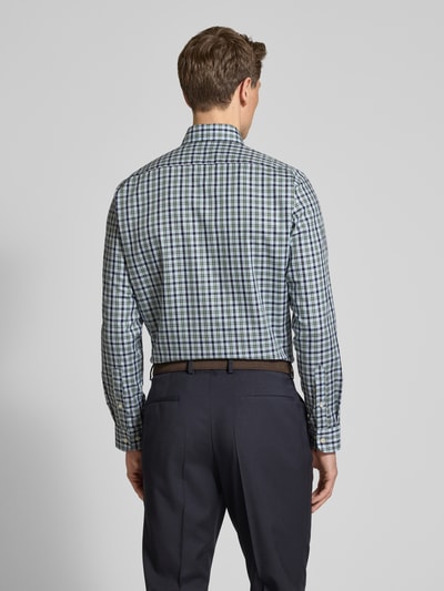 Christian Berg Men Regular fit vrijetijdsoverhemd met button-downkraag Groen - 5