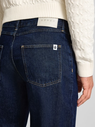 Edwin Straight Leg Jeans im 5-Pocket-Design Modell 'COSMOS' Dunkelblau 3