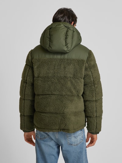 Polo Ralph Lauren Daunenjacke mit Teddyfell Oliv 5