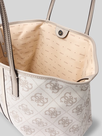 Guess Handtasche im Logo-Design Modell 'ERENIA' Taupe 5