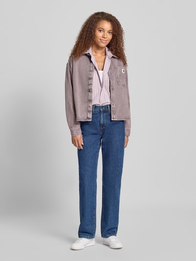 Carhartt Work In Progress Relaxed Fit Bluse mit Brusttasche Modell 'Grimsby' Rosa 1