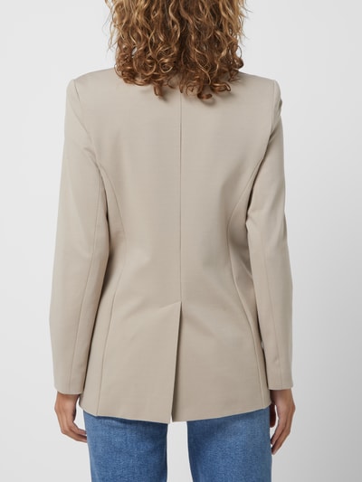 WHITE LABEL Blazer mit Ziernähten Sand 5