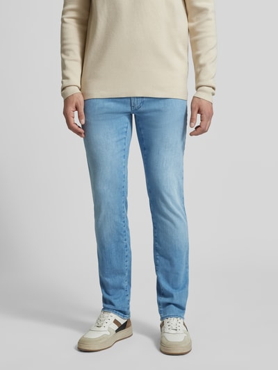 Brax Slim Fit Jeans mit Eingrifftaschen Modell 'Chuck' Hellblau 4