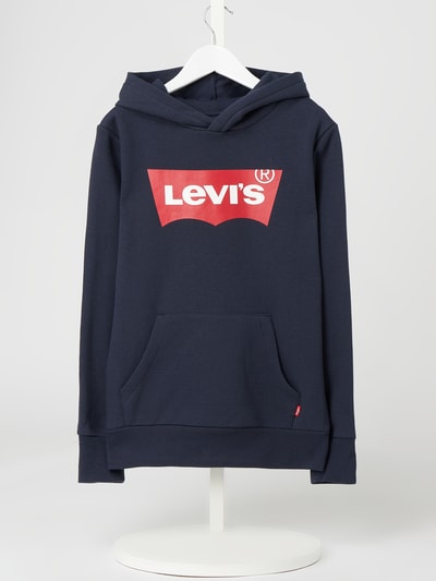 Levi’s® Kids Hoodie met logoprint  Marineblauw - 1