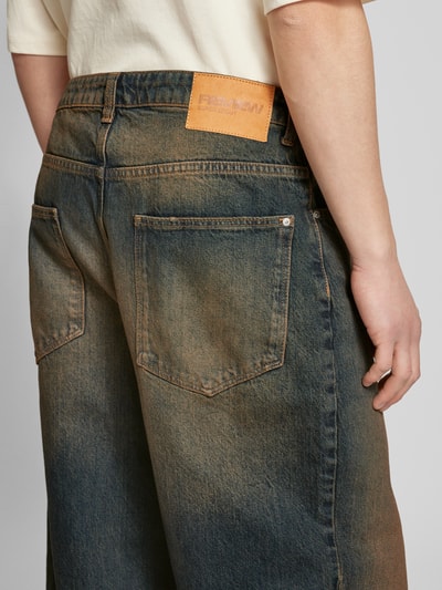 REVIEW Jeans mit 5-Pocket-Design Dunkelblau 3