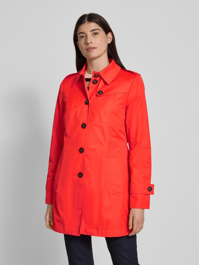 Fuchs Schmitt Trenchcoat mit Leistentaschen Rot 4