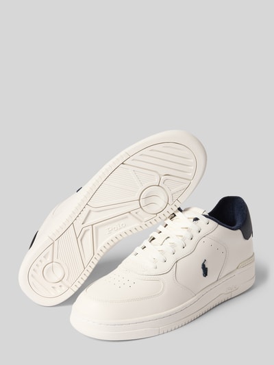 Polo Ralph Lauren Sneakersy o niskim kroju z naturalnej skóry Biały 4