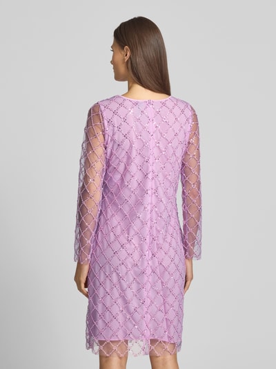 Marc Cain Knielanges Kleid mit Pailletten Lavender 5