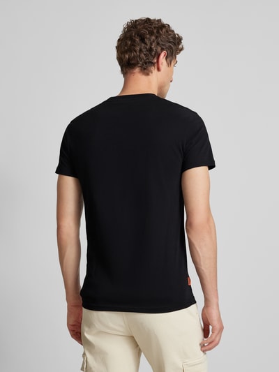 Superdry T-Shirt mit Label-Stitching Black 5