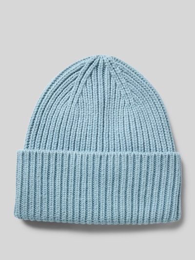 Someday Mütze mit breitem Umschlag Modell 'Beky soft' Eisblau 1