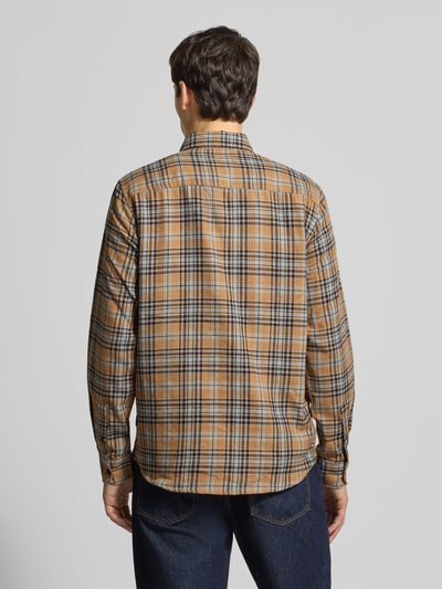 Blend Vrijetijdsoverhemd met knoopsluiting, model 'ATLAN' Beige - 5