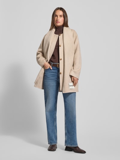 Smith and Soul Jacke mit Eingrifftaschen Beige Melange 1