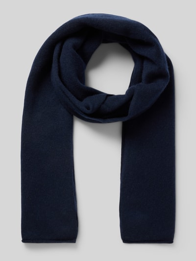 Christian Berg Woman Kaschmirschal in Strick-Optik Dunkelblau 1