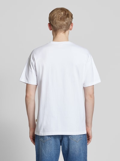 BLKVIS T-Shirt mit Motiv-Print Modell 'SOSTA' Weiss 5