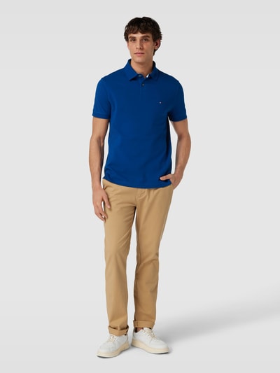 Tommy Hilfiger Poloshirt mit Label-Stitching Royal 1