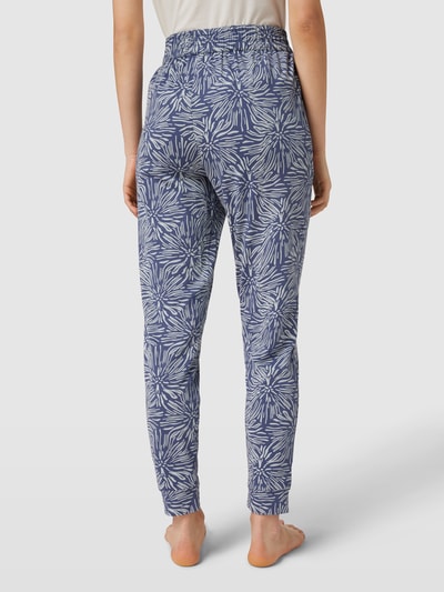 Schiesser Pyjamabroek met all-over motief Marineblauw - 5