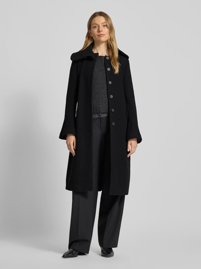 Emporio Armani Mantel mit Stehkragen Black 1