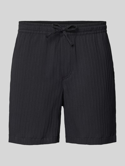 Jack & Jones Regular Fit Shorts mit Strukturmuster Modell 'JAIDEN MASSIMO' Black 1