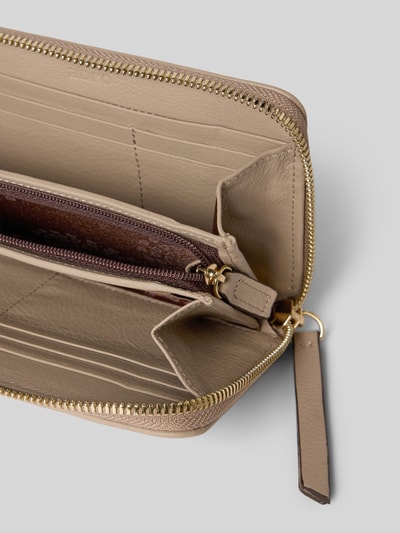 Abro Portemonnee met labeldetail Taupe - 3