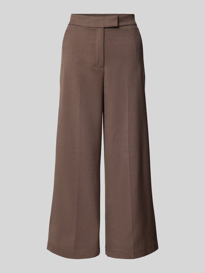 Christian Berg Woman Stoffen broek met verkorte pasvorm Taupe - 2