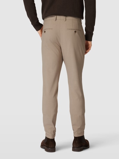 Matinique Chino met achterzakken met knoopsluiting, model 'liam' Beige - 5