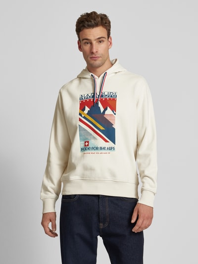 Napapijri Hoodie met capuchon Zand - 4