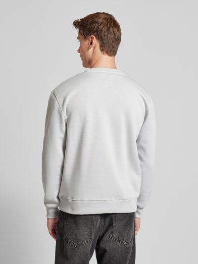 Alpha Industries Sweatshirt mit Label-Print Hellgrau 5