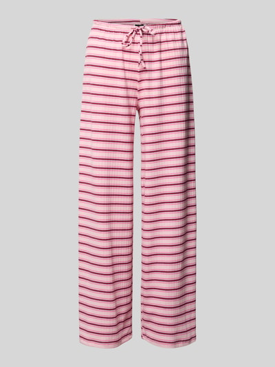 Produktfoto, Hose mit Streifenmuster und Tunnelzug von Gina Tricot, Relaxed-Fit, Allover-Look, Bundweite 35 cm, Innenbeinlänge 75 cm, Damen