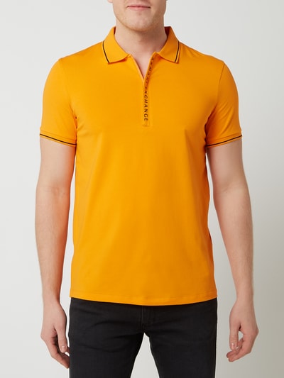 ARMANI EXCHANGE Poloshirt aus Jersey  Orange 4