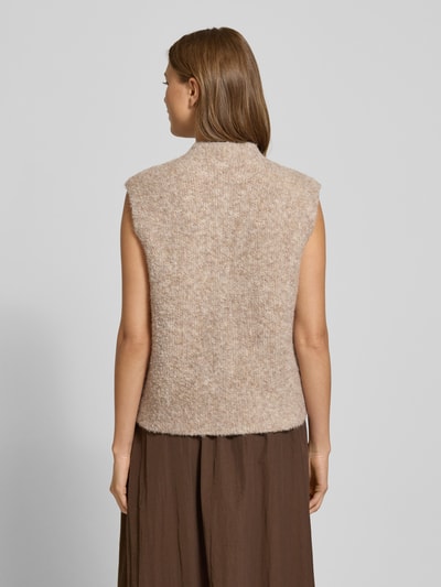 FREE/QUENT Weste in Strick-Optik Taupe 5