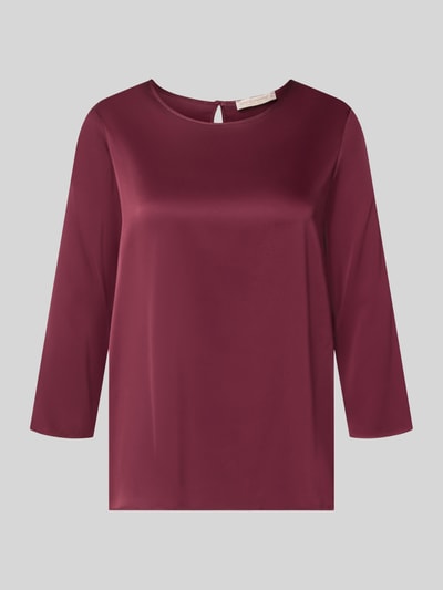 Produktfoto, Bluse aus Satin von Rinascimento, dames blouse van satijn, materiaalmix met stretch, getailleerd, ronde hals, met lange mouwen, ruglengte maat S 59 cm, mouwlengte maat S 48 cm