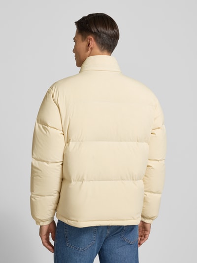 Lacoste Regular fit donsjack met opstaande kraag en geïntegreerde capuchon Offwhite - 5