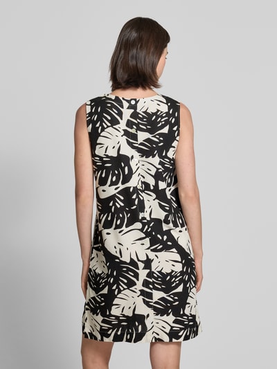 FREE/QUENT Minikleid aus Viskose-Leinen-Mix Modell 'LAVISCO' Black 5