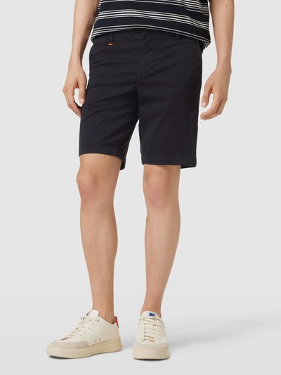 BOSS Orange Slim Fit Chino-Shorts mit Eingrifftaschen Black 4